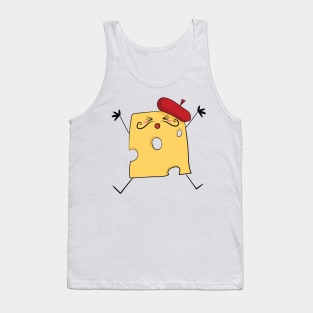 Emmental Cheese Design Tank Top